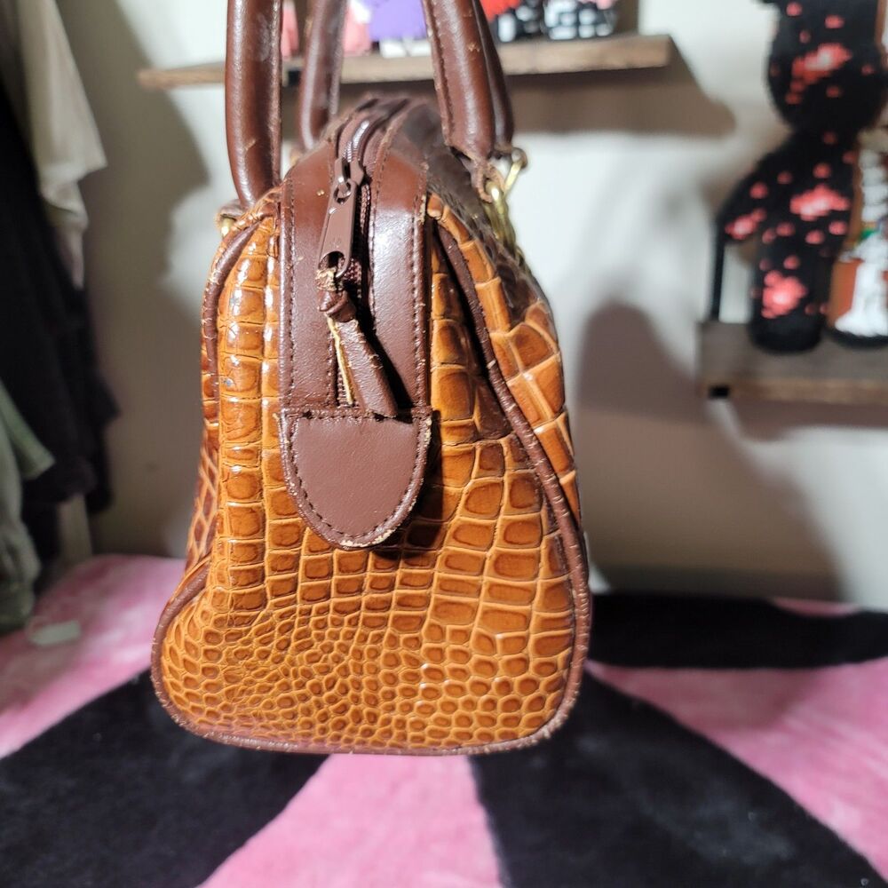 La Covina Split Leather Handbag - image 2